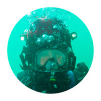 rescue diver - full face equipment